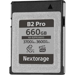 Nextorage 660GB NX-B2PRO CFexpress 4.0 Type B Memory Card