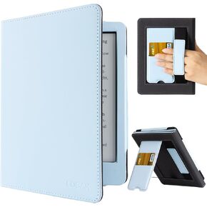 COBAK CASE مع Stand for Kindle Paperwhite 12th Gen 2024 تم إصداره (7 ") و kindle Colorsoft Signature Edition - غطاء جلدي متين مع إيقاظ النوم التلقائي ، فتحة البطاقة ، ميزة حزام اليد