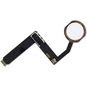 ePartSolution Replacement Compatible with iPad Pro 9.7" A1673 A1674 A1675 Home Button Module Flex Cable Ribbon Connector Menu Key Rose Gold USA