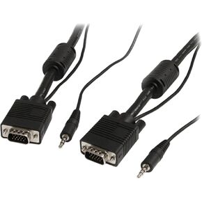 STARTECH.COM 30 FT Coax HIGH Resolution Monitor VGA Cable with Audio HD15 M/M
