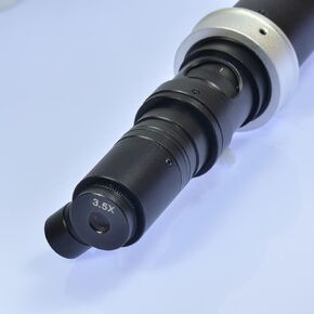 Microscope 1000X Inspection Zoom Monocular C-Mount Lens + Coaxial Light + Stereo Stand Compatible with PCB SMD Industrial Microscope Camera