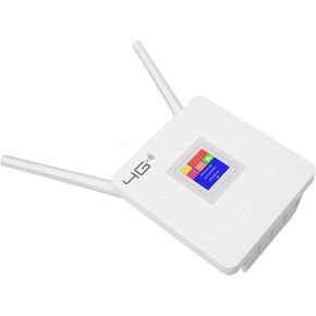 4G LTE Modem Router, Mobile WiFi Hotspot Router 100‑240V High Sensitivity 2 Antennas 2.4G 300Mbps Prevent Interference with SIM Card Slot for Home (US Plug)