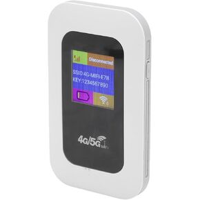 Yoidesu 4G 5G LTE USB Modem, with SIM Card Slot, 300Mbps Unlocked Mobile Router SIM Slot, Pocket Mobile Hotspot Supports B1, B3, B5, B40 for Office Travel Camping