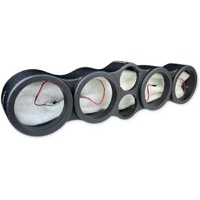 MENACE AUDIO® Quad (4) 6.5" with 2 x 4 Tweeters Empty Midrange Enclosure