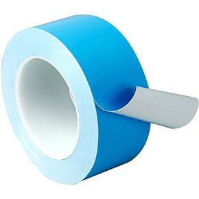 Thermal Adhesive Tape, SENRISE Thermal Conductive Double Side Cooling Tape For Heat Sink/CPU Board/VGA/GPU/LED/IC Chipset (25mm x 25m, Blue, 1Pcs)