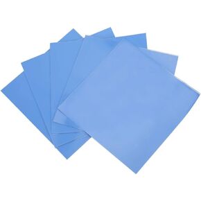 وسادة حرارية 5 PCS 100 × 100 × 0.5 مم سيليكون وحدة المعالجة المركزية GPU Heathin
