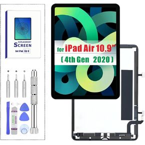 ZTR for iPad Air 4 4th Gen (2020) 10.9" Screen Replacement LCD Display for A2324 A2316 A2325 A2072 Touch Screen Digitizer Full Assembly with Tools