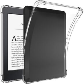 Bozhuorui Clear Case for Kindle 7th Generation (2014 تم إصداره ، طراز WP63GW) - غطاء خلفي رئوي مرن TPU خفيف الوزن (واضح)