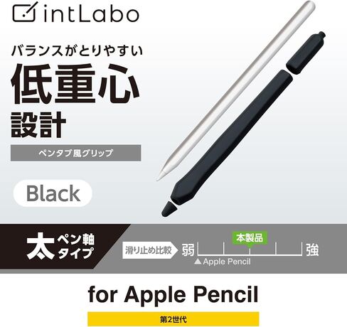 Elecom TB-APE2CFTWCCR for Apple Pencil (2nd Generation Compatible), Pen Tab-Style Grip, Thick Pen Axis Type, Attaches to iPad with Grip On, Silicone Cap, Clear in Saudi Arabia