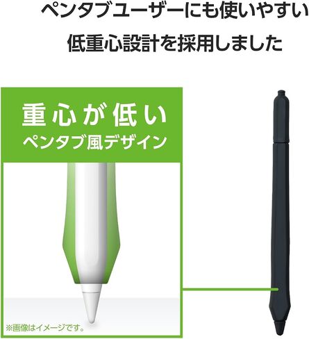 Elecom TB-APE2CFTWCCR for Apple Pencil (2nd Generation Compatible), Pen Tab-Style Grip, Thick Pen Axis Type, Attaches to iPad with Grip On, Silicone Cap, Clear in Saudi Arabia