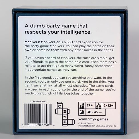 Monikers CMYK Serious Nonsense with Shut Up & Sit Down - A Dumb Party Game That Respects Your Intelligence in Kuwait