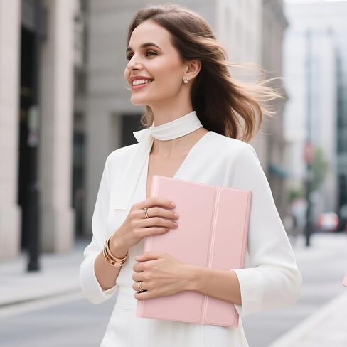 LEOMARON for iPad (A16) 11th/10th Generation Case with Keyboard, 7-Color Backlit, Detachable Keyboard Case for iPad A16 11 inch 2025 & 10th Gen 10.9 inch 2022, Folio Cover with Pencil Holder, Pink in Kuwait