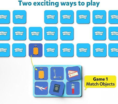 Skillmatics Board Game - Memory Match Animals, Fun & Fast Memory Game for Kids, Preschoolers, Toddlers, Gifts for Boys & Girls Ages 3, 4, 5, 6, 7 in Kuwait