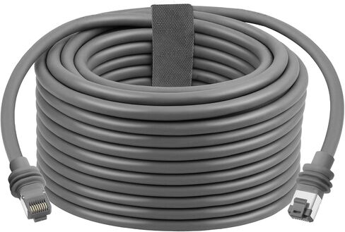 XRDS -RF Starlink Gen 3 Ethernet Cable 100FT, 26AWG Pure Copper Core Starlink Cable CAT6 Network Cable with Double Shielding – Compatible with Starlink Gen 3 Dish and Gen 3 Router in Kuwait