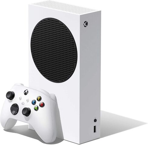 Microsoft Newxbox Series S 512GB SSD All -Digital Gaming Console + 1 وحدة تحكم لاسلكية ، دقة بيضاء - 1440 بكسل ، ما يصل إلى 120 إطارًا في الثانية ، 802.11ac 2x2 wifi wepgpy usb_cable in Saudi Arabia