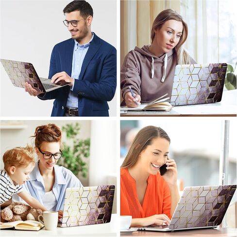 Laptop Skin Decal HP 14" - Marbling, Laptop Cover Sticker, No Cutting Required, No Bubble, Waterproof, Scratch Resistant - Including Wide Screen and Wrist Pad in Saudi Arabia