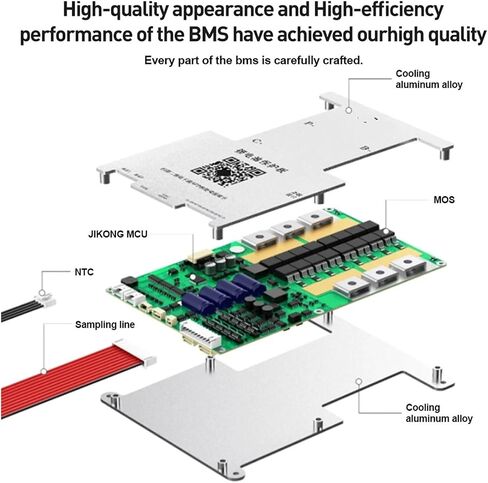 B2A8S30P 3S 4S 5S 6S 7S 8S مع RS485 CAN 12V 24V 2A توازن نشط لبطارية LI-ION LITE (B2A8S30P-HC) in Saudi Arabia