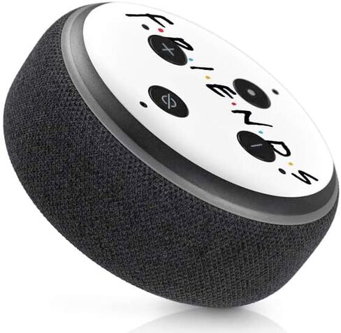 Skinit Decal Audio Audio Skin متوافق مع Amazon Echo Dot 3 - تصميم أصدقاء Warner Bros المرخص رسميًا in Kuwait