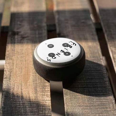 Skinit Decal Audio Audio Skin متوافق مع Amazon Echo Dot 3 - تصميم أصدقاء Warner Bros المرخص رسميًا in Kuwait