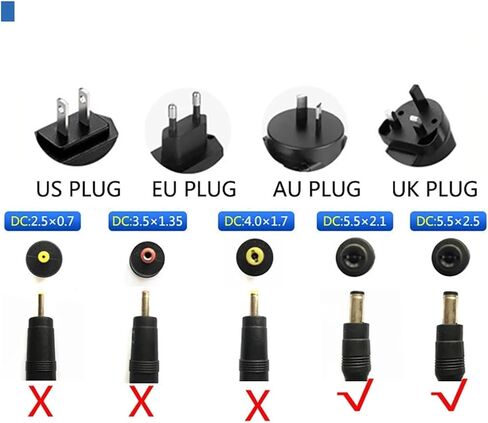 13V 0.4A 1A 5.5mm*2.1mm Power Adapter(0.4A,US_13V) in Saudi Arabia