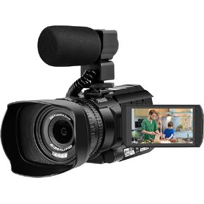 Camcorder Video Camera 6K 18X Digital Zoom Camera with Handheld Stabilize