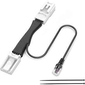 Radar Detector Power Adapter RJ11 Plug (5P Type E) for Select Subaru Forester, Ascent and More with Auto Dimming Rearview Mirror.Radar Detector Power Cord.Clean and Easy to Instal