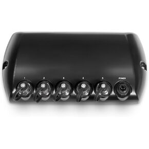 411850-1 AS ETH 5PGL Ethernet Switch for Humminbird - 5 Port Gigabit Network Hub for XPLORE, APEX, SOLIX, Helix G4N & G3N Fish Finders - Power Cable & Mounting Hardware Included