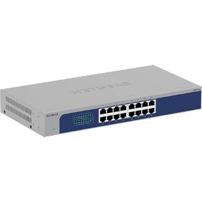 NETGEAR 16-Port Gigabit Ethernet Unmanaged Switch (GS516) – Desktop, Wall, or Rackmount, and Limited Lifetime Protection