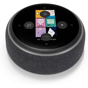 Skinit Decal Audio Skin Compatible with Amazon Echo Dot 3 - Officially Licensed Adult Swim Adventure Time Character Tiles Design