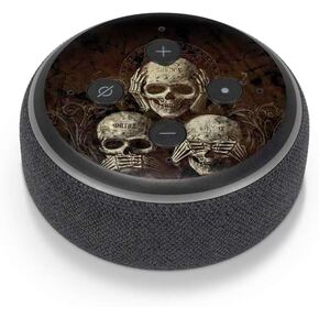 Skinit Decal Audio Skin Compatible with Amazon Echo Dot 3 - Officially Licensed Alchemy Carta No Evil Design