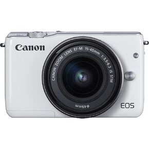 مجموعة الكاميرا Canon EOS M10 Mirrorless مع طقم عدسة STM STM EF-M 15-45MM