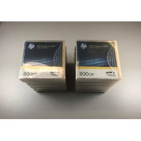 HP LTO 3 Blank Data Cartridge Pack - 10 Count Gold Tape Cartridges