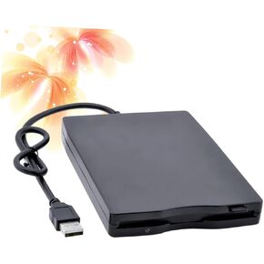 Portable USB Floppy Disk Drive High Speed External Diskette Driver for Lightweight Compact Design Easy to Use No Additional Driver Needed Compatible with Operating Systems