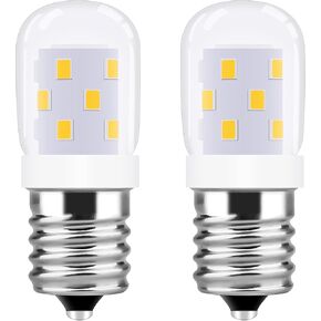 مصابيح مصباح ميكروويف LED تحت غطاء محرك السيارة 40W مكافئ ، E17 LED لمبة LED لمدى محرك السيارة ، 110 فولت/120V 3W استبدال المصباح الكهربائي LED لثلاجة الموقد ، ضوء النهار 5000K (2 عبوة)