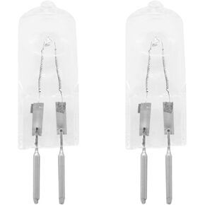 2Pcs WB02X35488 Microwave Oven Light Bulb Compatible with GE,130V 50W Halogen Light Bulb Lamp