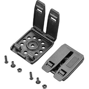 GUN & FLOWER MOLLE Adapter for Holsters & Mag Pouches – Compact Gearwheel Design, Heavy-Duty Tactical Mount – Fits Belts, Vests, Backpacks – Multiple Pack Options 1/2/4