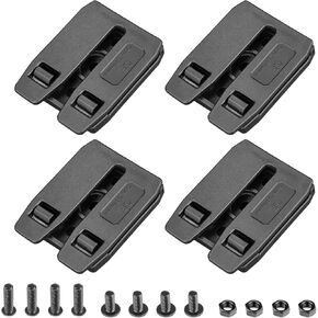 GUN & FLOWER MOLLE Adapter for Holsters & Mag Pouches – Compact Gearwheel Design, Heavy-Duty Tactical Mount – Fits Belts, Vests, Backpacks – Multiple Pack Options 1/2/4 in Kuwait