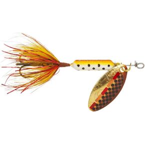 Yakima Bait Wordens Original Rooster Tail Spinner Lure, Tinsel Brown Trout, 1/4-Ounce