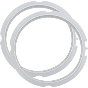 Sealing Ring for Pot Mini 3 Qt, 2 Count, Inner Pot Seal Ring, Replacement Silicone Gasket Seal Rings for 3 Quart Electric Pressure Cooker Accessories Parts, Clear in Saudi Arabia