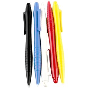 Universal Stylus Touch Pen Pack 5 Colors Set, for Wii U Gamepad New 3DS 2DS XL LL NDS NDSi DS Lite Consoles, Big Plastic Touchpen Resistive Touchscreen Pencil Black, Blue, White, Red, Yellow