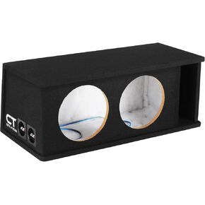 CT Sounds CT2X10 Dual 10" Kerf Port Universal-Fit Car Subwoofer Box