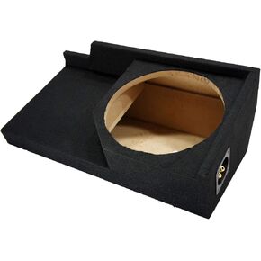 American Sound Connection Compatible with Chevy C/K Silverado or GMC Sierra Full Size Extended Cab Truck 1988-1998 Single 12" Subwoofer Sub Box Speaker Enclosure Carpet