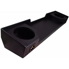 American Sound Connection Compatible with Chevy C/K Silverado or GMC Sierra Full Size Extended Cab Truck 1988-1998 Dual 12" Subwoofer Sub Box Speaker Enclosure - Armor Coated
