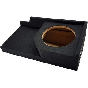 American Sound Connection Compatible with Chevy C/K Silverado or GMC Sierra Full Size Extended Cab Truck 1988-1998 Single 10" Subwoofer Sub Box Speaker Enclosure