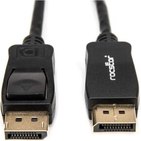Rocstor Premium 6ft / 2m DisplayPort 1.2 Cable M/M - DisplayPort 4k - DisplayPort Male Digital Compatible with Audi