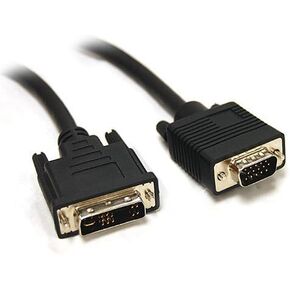 DVI -A ذكر إلى HD15 VGA الذكور كابل الفيديو التناظرية - 15 قدم
