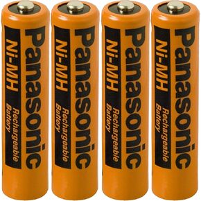 4pc Panasonic HHR-75AAAB5B 1.2V بديل لبطارية 700 مللي أمبير في الساعة NIMH قابلة لإعادة الشحن