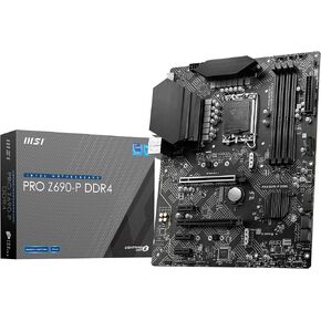 MSI PRO Z690-P DDR4 ProSeries Motherboard (ATX, 12th Gen Intel Core, LGA 1700 Socket, DDR4, PCIe 4, CFX, M.2 Slots, Wi-Fi 6E) (Renewed)