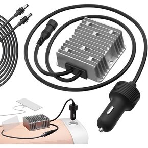 Starlink Gen 3 Step Up Cigarette Lighter Power Adapter,12V/24V to 57V 4.5A Power Adapter with 2M Dual DC Cables,High-Efficiency 10V-36V to 57V Step-Up Converter Power Cord for Starlink Gen3 Router