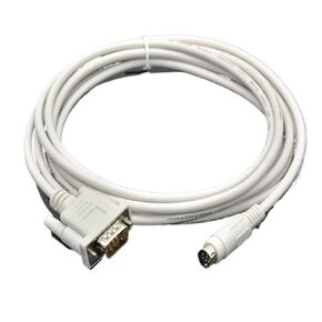 Suitable MT6000 SeriesToch Screen Connect to FX Series Programming Cable MT6000-FX MT8000-FX(White Color)